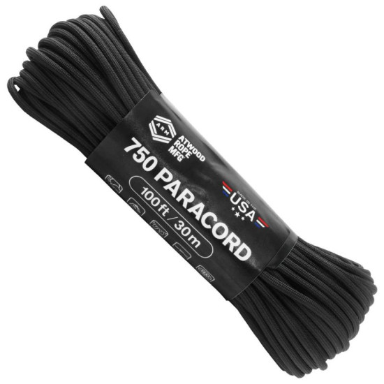 ATWOOD ROPE MFG® Αρτάνη 750 Paracord - 30m /100 ft