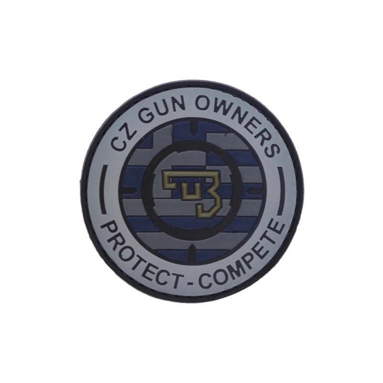 CZ Gun Owners Ελληνική Σημαία - PVC Patch