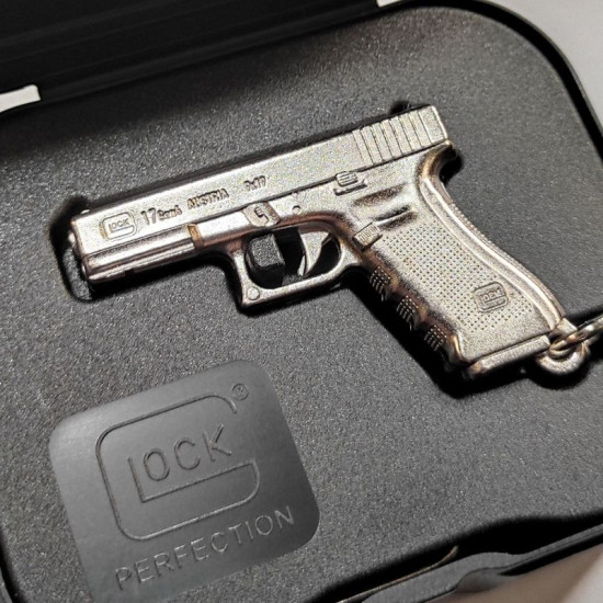 Glock® Συλλεκτικό Μεταλλικό Μπρελόκ G17 Gen4 - Νίκελ