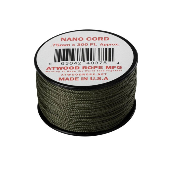 ATWOOD ROPE MFG® Nano Cord Αρτάνη / Νήμα Επιβίωσης (300ft)