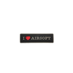 I Love Airsoft - Σήμα PVC