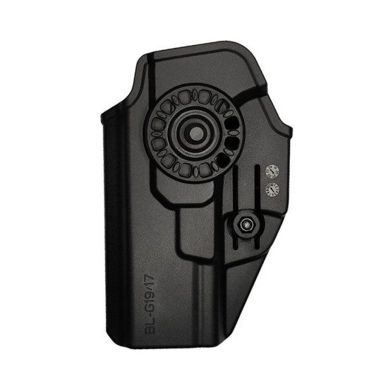 Οπλοθήκη BLUETAC® OWB Polymer Holster Glock 17/19 - Δεξιά + Αξεσουάρ (Βάση Ζώνης + Βάση Drop Offset)
