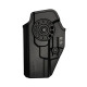 Οπλοθήκη BLUETAC® OWB Polymer Holster Glock 17/19 - Δεξιά + Αξεσουάρ (Βάση Ζώνης + Βάση Drop Offset)