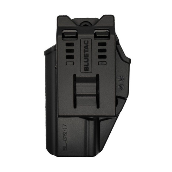 Οπλοθήκη BLUETAC® OWB Polymer Holster Glock 17/19 - Δεξιά + Αξεσουάρ (Βάση Ζώνης + Βάση Drop Offset)