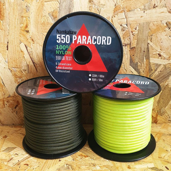 NAMKABAW Αρτάνη 550 Paracord 9 Κλώνων - Καρούλι