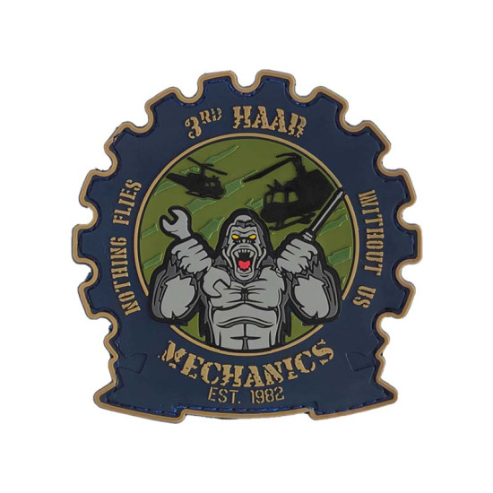 Nothing Flies Without Us - 3rd HAAR Mechanics EST 1982 - Σήμα PVC