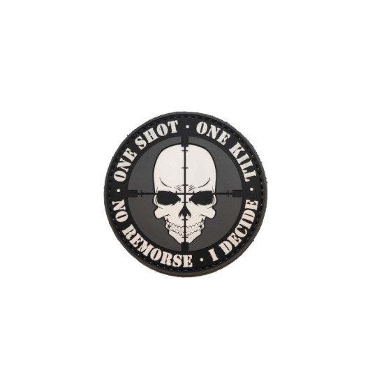 One Shot-One Kill - Σήμα PVC