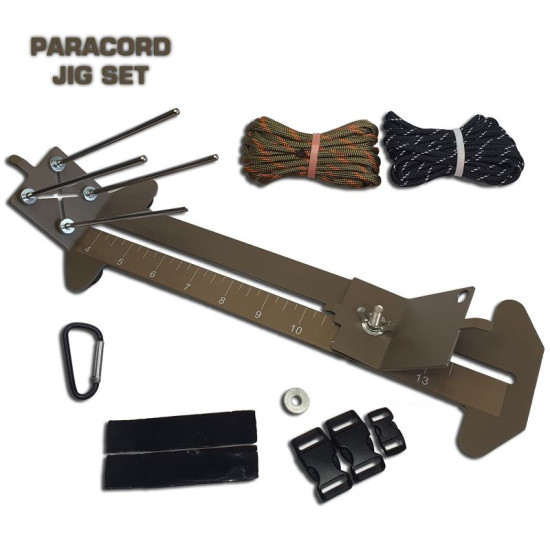 Paracord Jig - Εργαλείο Πλεξίματος Paracord (Σετ)