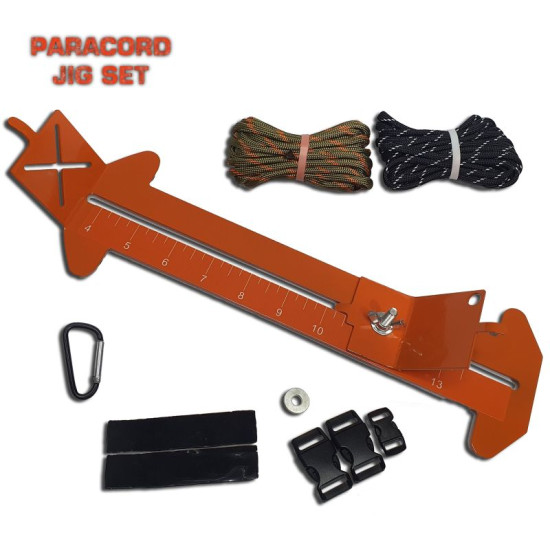 Paracord Jig - Εργαλείο Πλεξίματος Paracord (Σετ)
