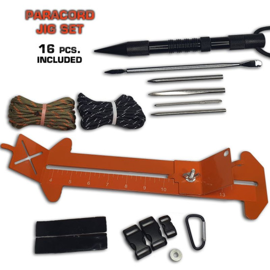 Paracord Jig - Εργαλείο Πλεξίματος Paracord (Σετ)