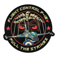 Flight Control F-16 Pull The Strings - Σήμα PVC 3D