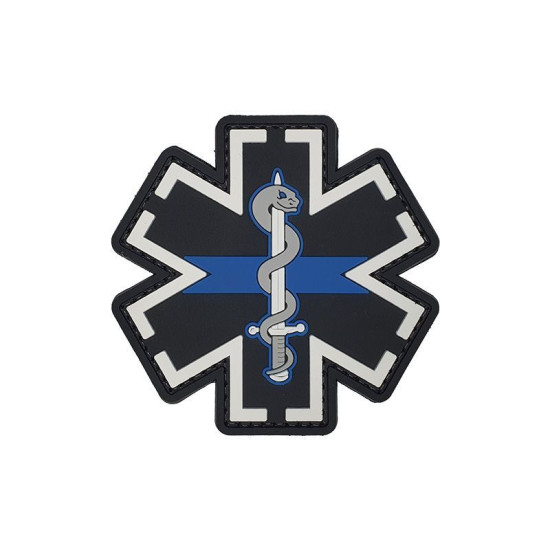 EMS - Star of Life - Blue Line - Σήμα PVC 