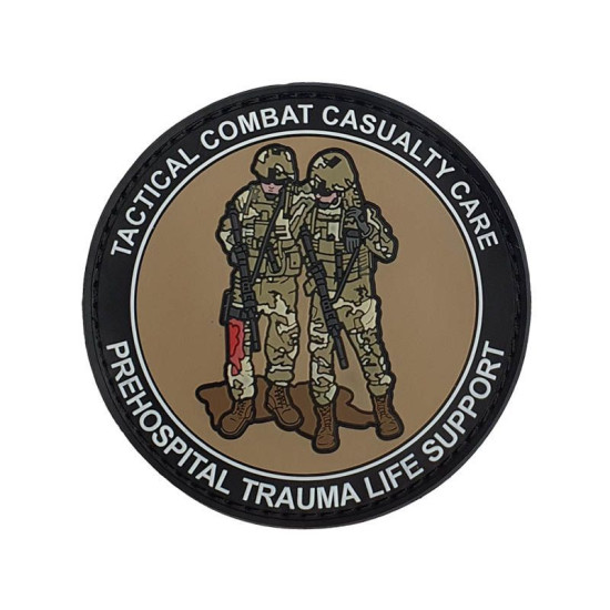 TCCC - Prehospital Trauma Life Support - Σήμα PVC