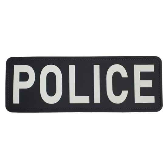 POLICE  - Σήμα Πλάτης PVC (21 x 7.5εκ.)