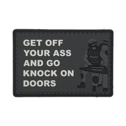 Breacher - Get Off Your Ass & Go Knock On Doors - Σήμα PVC