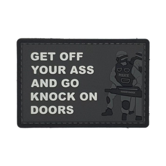 Breacher - Get Off Your Ass & Go Knock On Doors - Σήμα PVC
